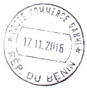 Benin postmark
