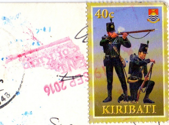 Kiribati Stamp and Postmark