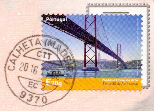 Madeira stamp postmark