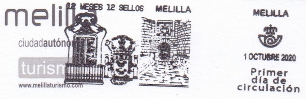 Melilla postmark