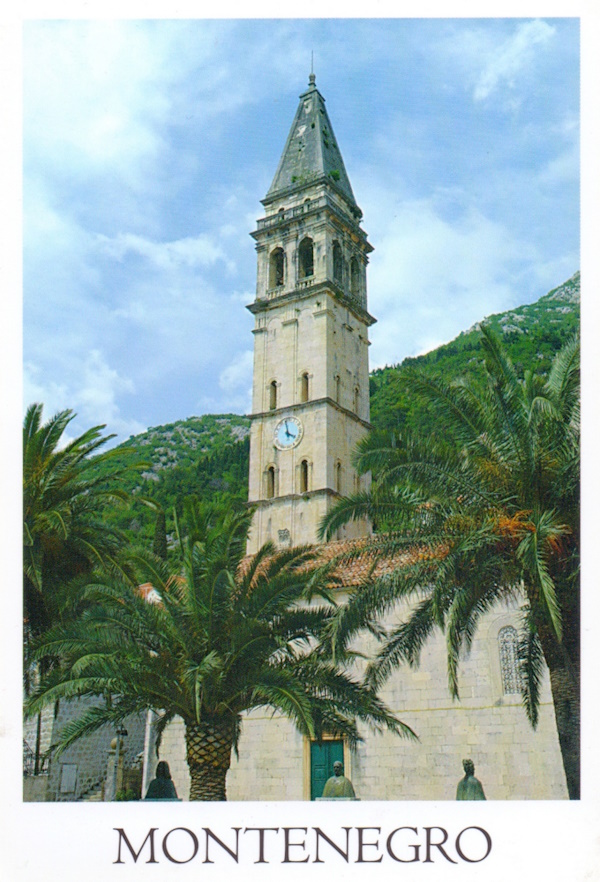 Montenegro Budva postcard