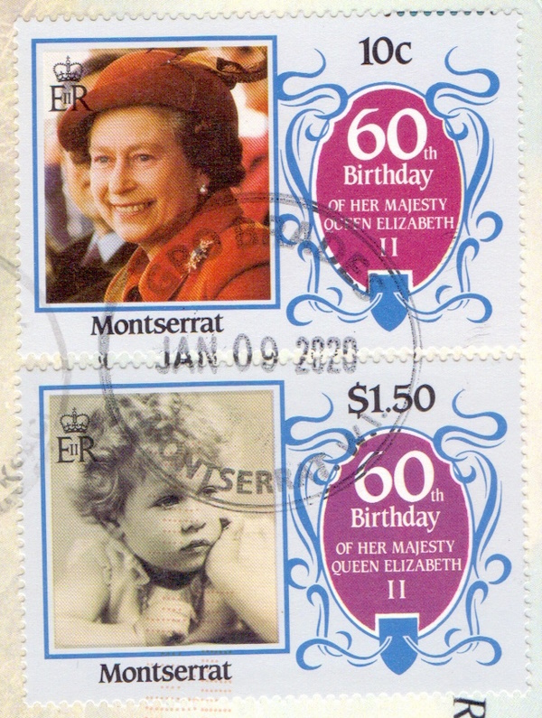Montserrat stamps postmarks