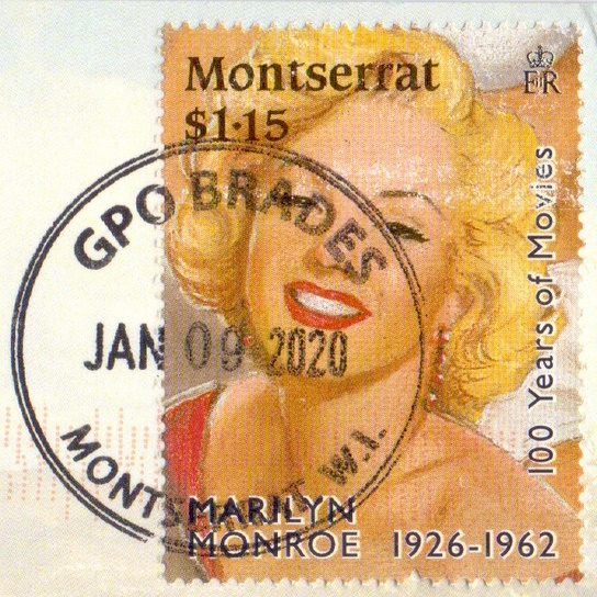 Montserrat stamp postmark