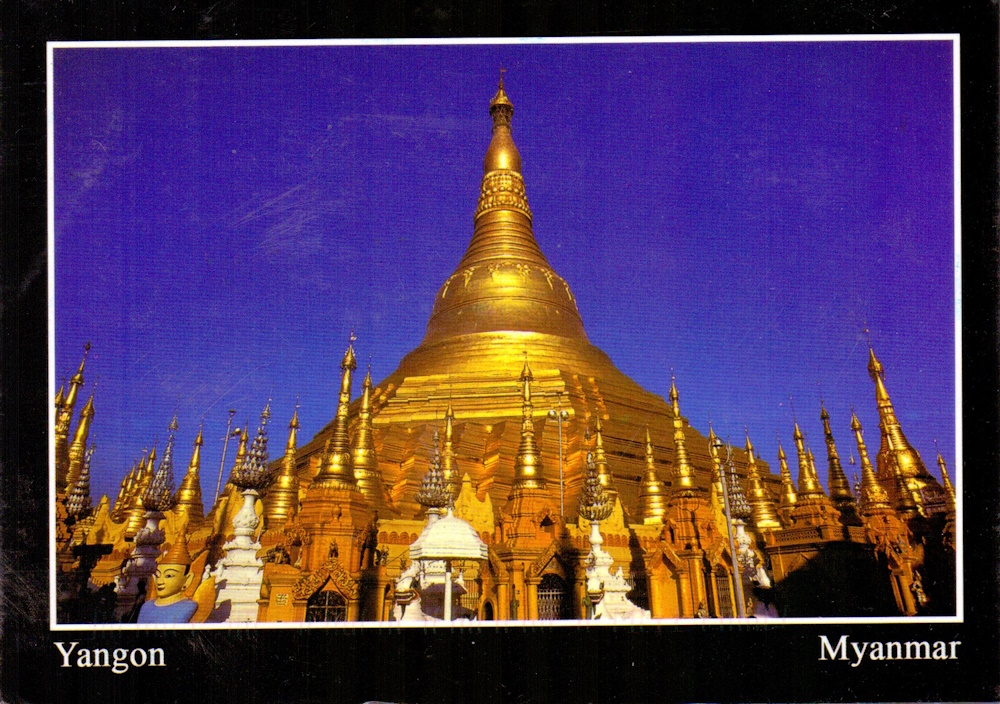 Myanmar Burma postcard